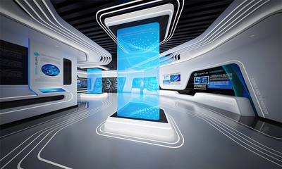 5G數(shù)字展廳體驗館 數(shù)字文化創(chuàng)意內(nèi)容的應用與服務